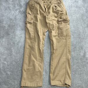 Polo Ralph Lauren Military Surplus Utility Chino Pants Khaki Cargo Size 34x30